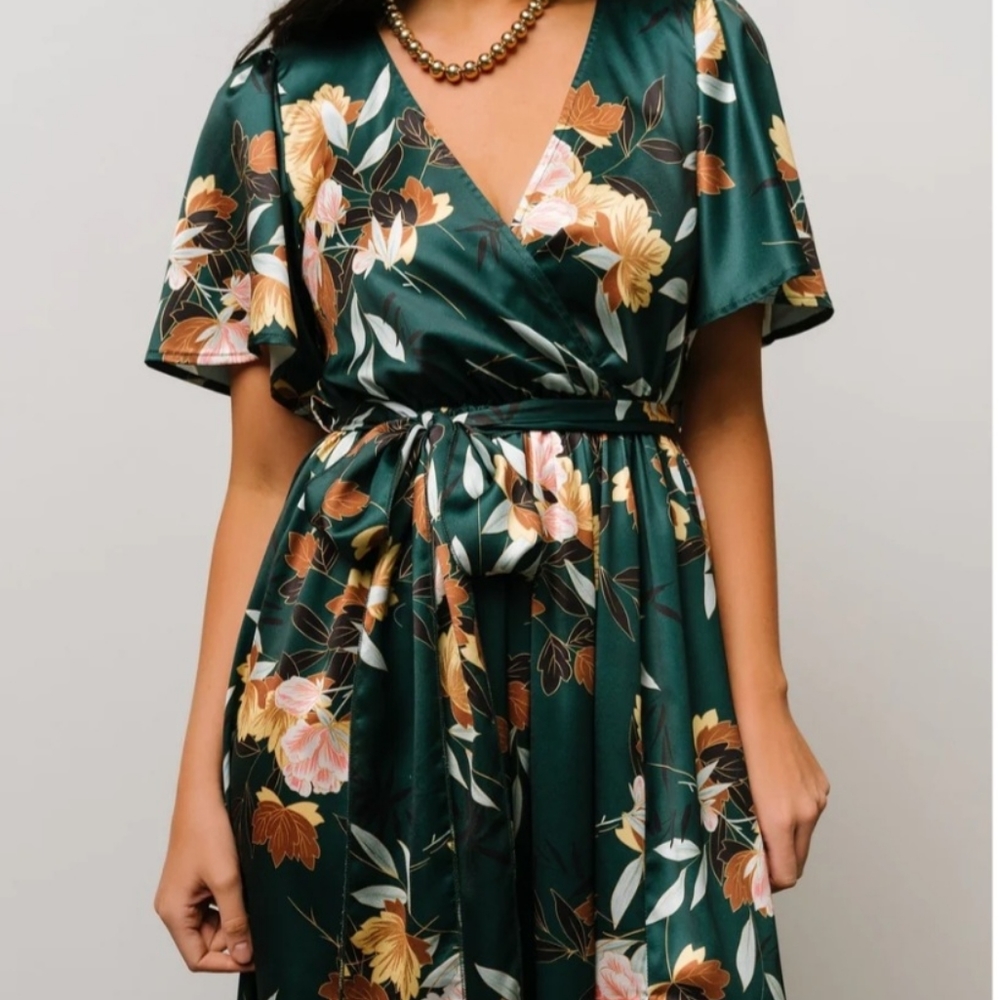 Baltic Born Sicily Satin Maxi Dress